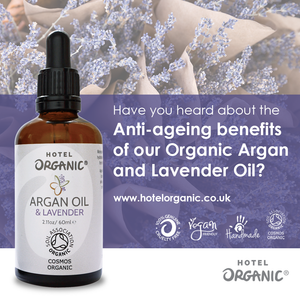 Organic Argan Oil And Organic Lavender infused