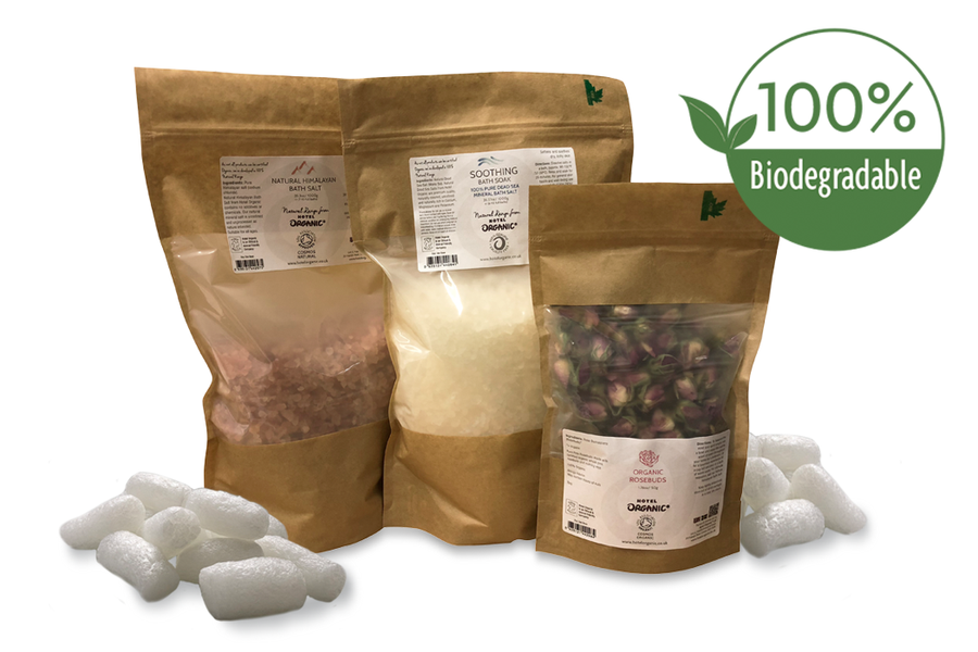 Hotel Organic use (Eco-Flo) Fully Biodegradable packaging!