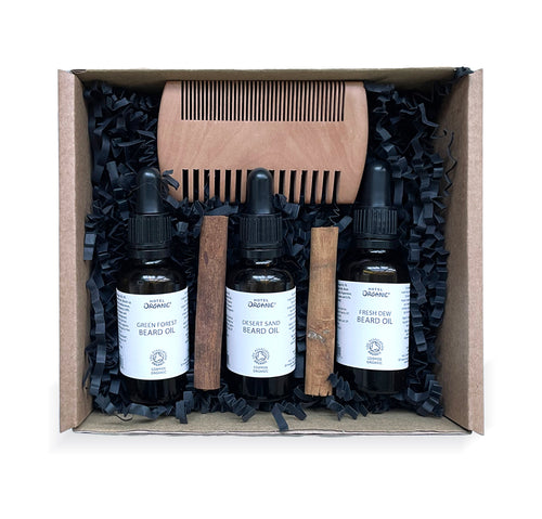 Certified Organic Handmade Beard Oils Gift Set