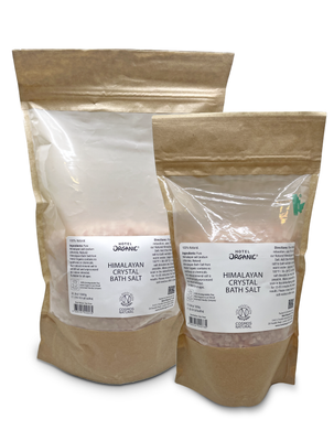 Certified Natural Himalayan Crystal Bath Salt Biodegradable Bag