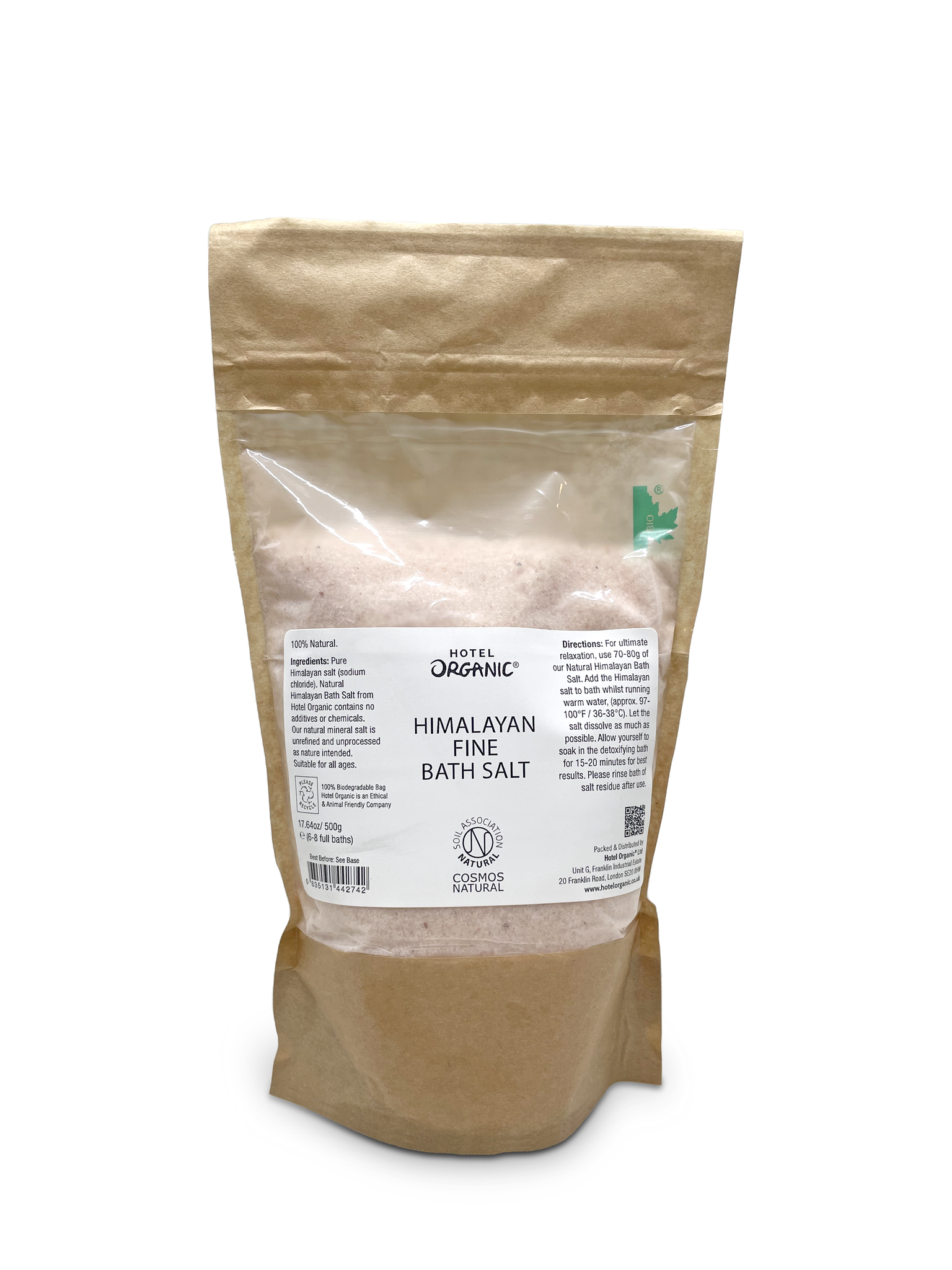 Aromasong Organic Sea Salt, - Coarse Grain, Large Bulk RESEALABLE Bag |  Aromasong USA