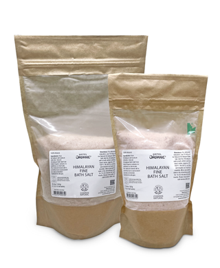 Certified Natural Himalayan FINE Bath Salt Biodegradable Bag