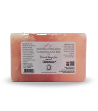 Natural Cleansing Himalayan Salt Bar for exfoliation of the body