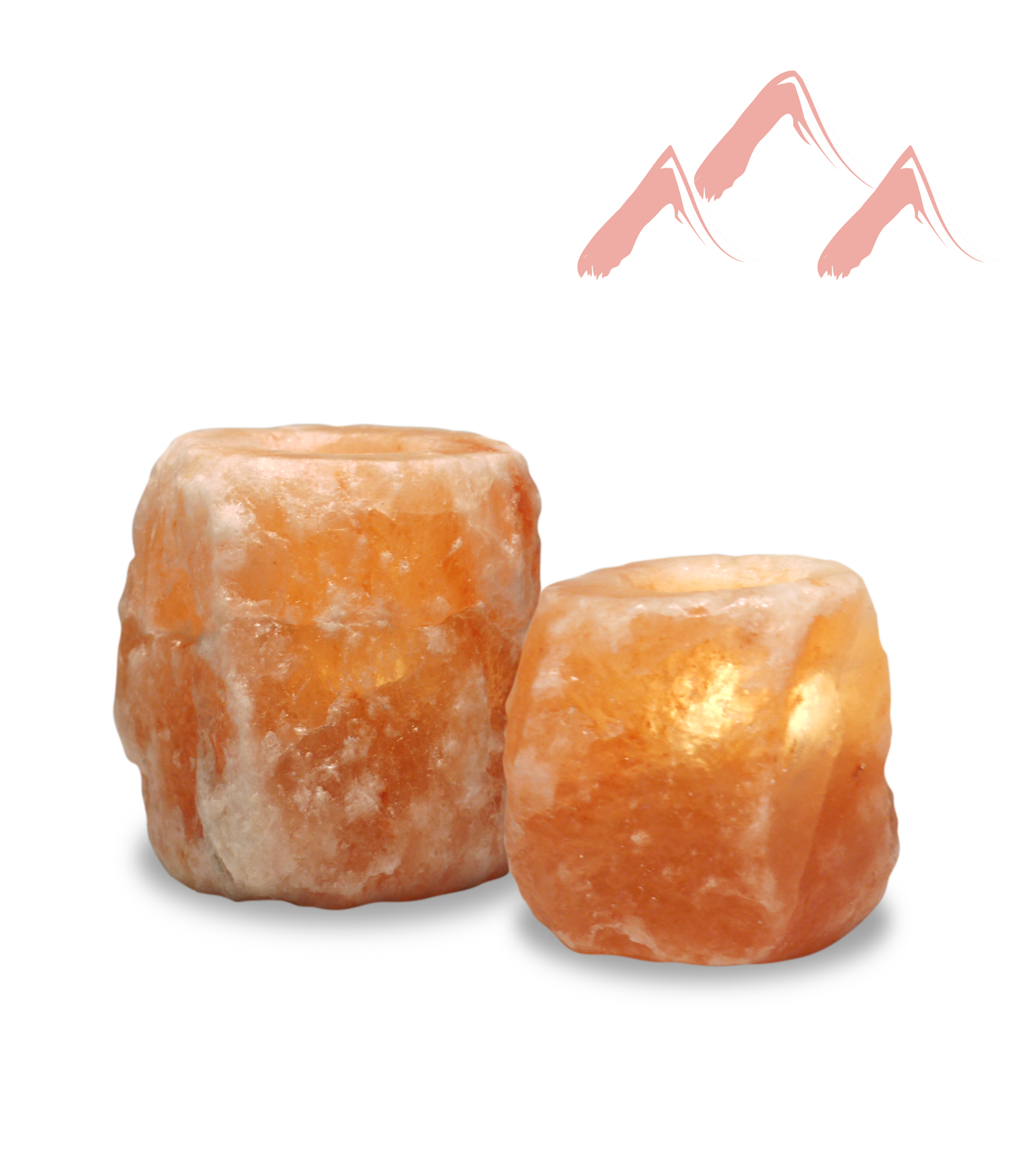 Natural Himalayan Crystal Salt Tealight Candle Holder
