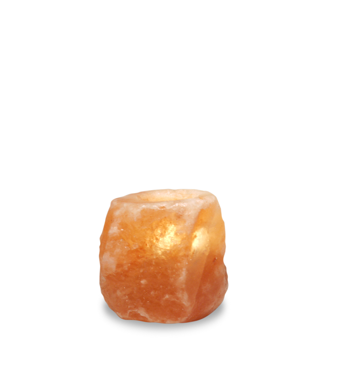 Natural Himalayan Crystal Salt Tealight Candle Holder