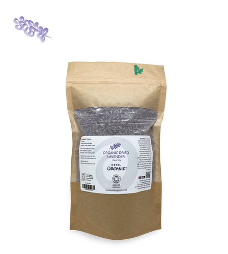 Certified Organic Dried Lavender 50g, Biodegradable Bag